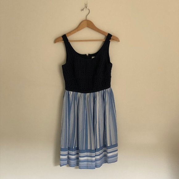 LOFT Dresses & Skirts - Loft | Navy and Blue Sleeveless Dress